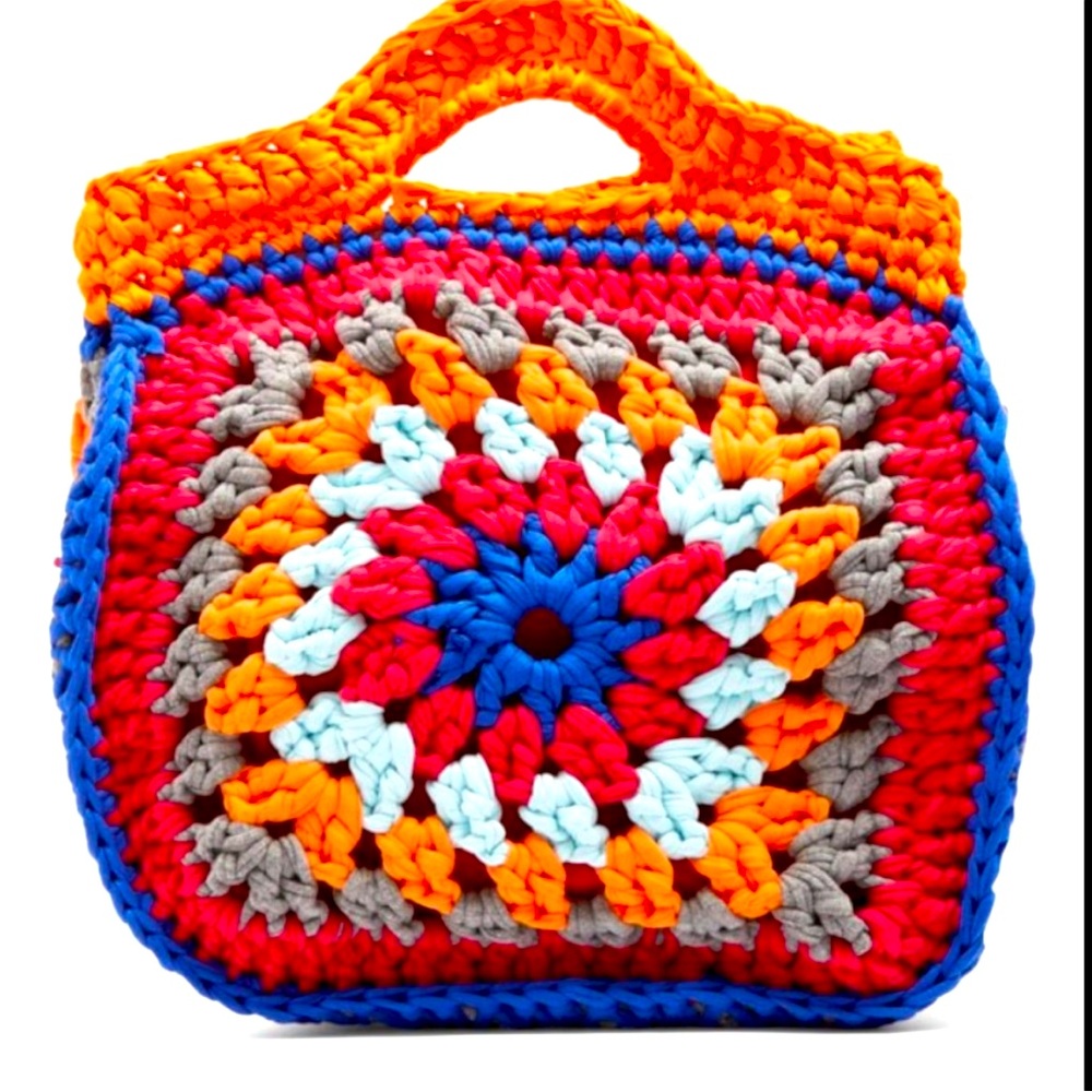 My Beachy Side - Hand-crocheted  Beach Bag